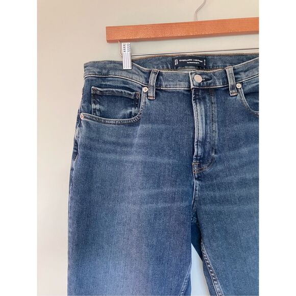 EVERLANE Medium Washed Uniform Relaxed Straight Fit Size 32x30 - Picture 2 of 12